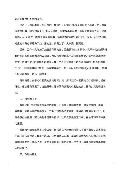 2025年试用期个人总结范文