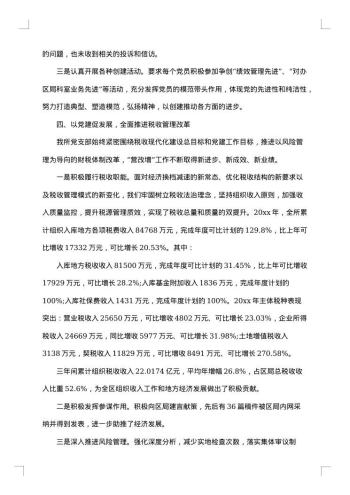 税务局年终总结