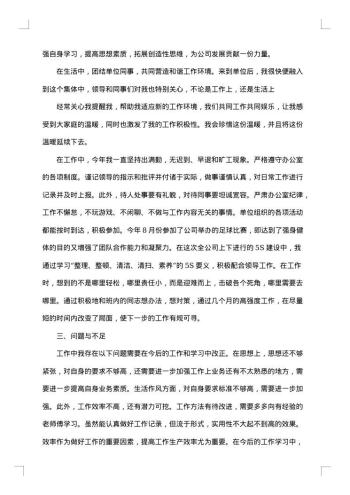 工程师工作小结
