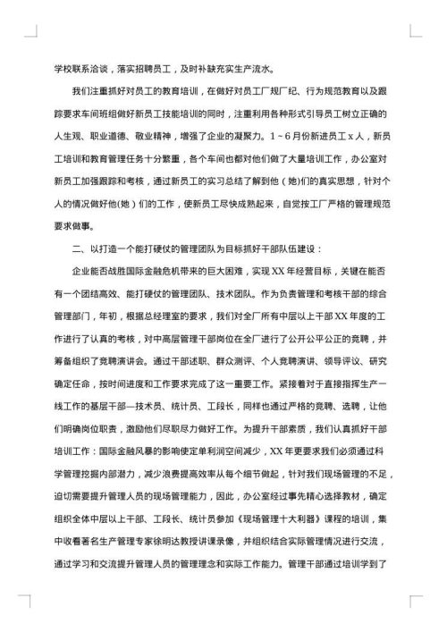 2025年办公室个人工作总结范文