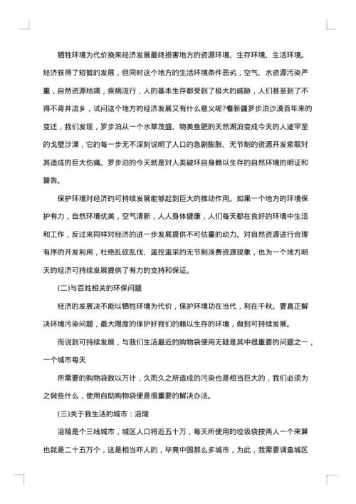 2025年环境调研报告