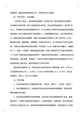 党员自查报告