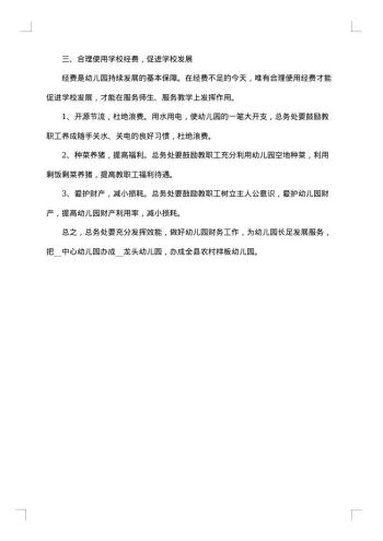 乡中心幼儿园幼儿园财务工作总结范文