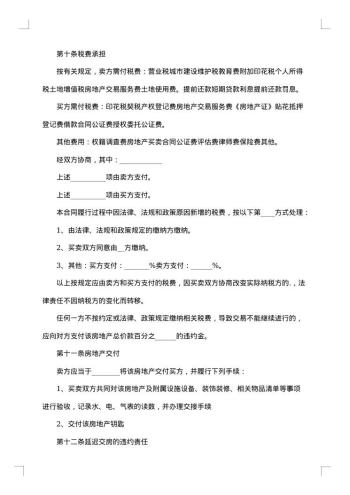 房地产转让热门合同