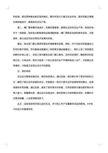 寒假调查报告