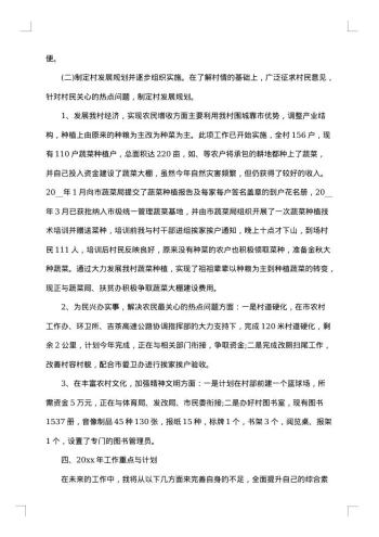 大学生村官20xx年度工作总结