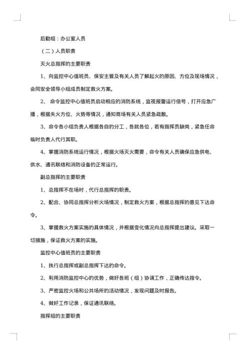 2025年消防应急预案