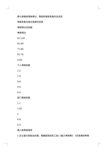 绩效整改方案