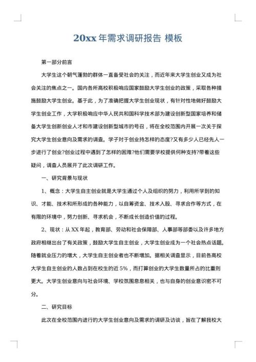2025年需求调研报告