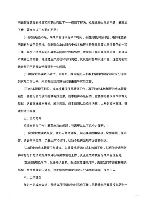 核算会计年度工作总结