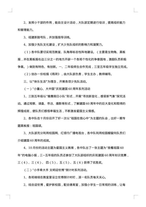 2025年少先队工作总结
