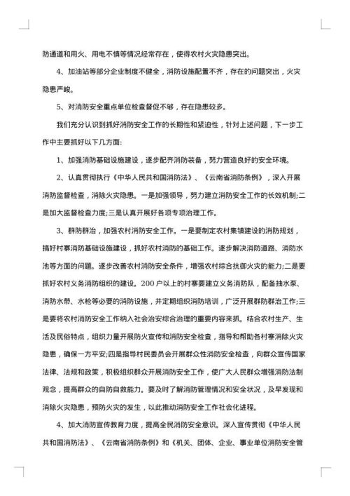 乡镇消防安全年度总结2025年