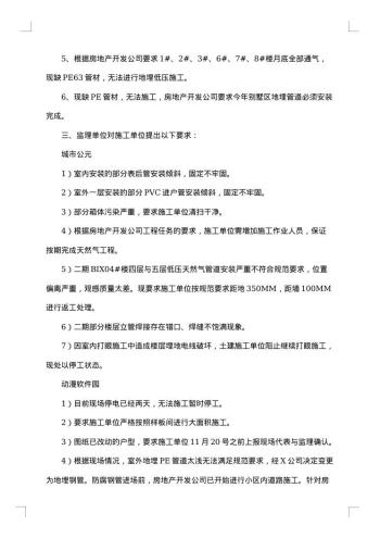 监理例会会议纪要精华