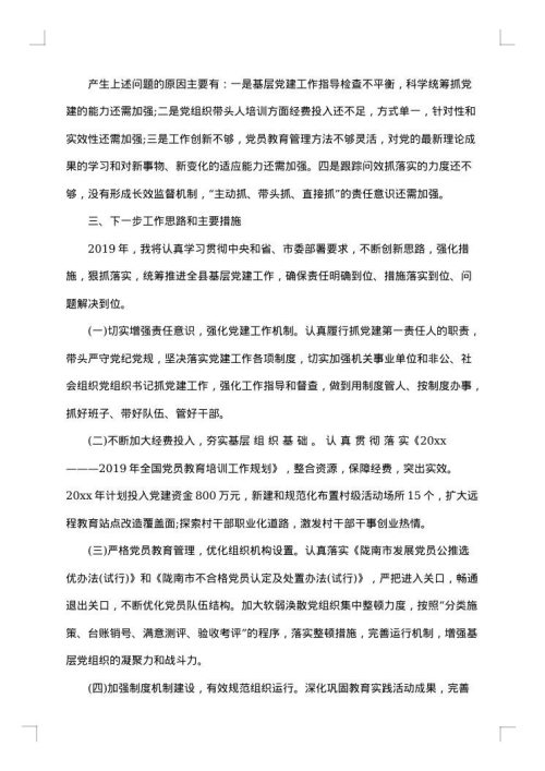 村支书述职述廉报告