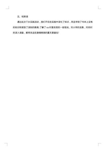 社会调查报告
