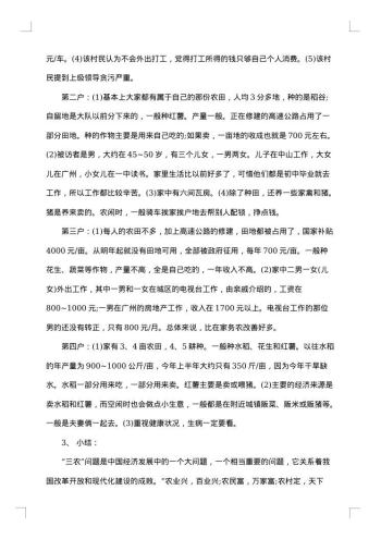 社会调查报告