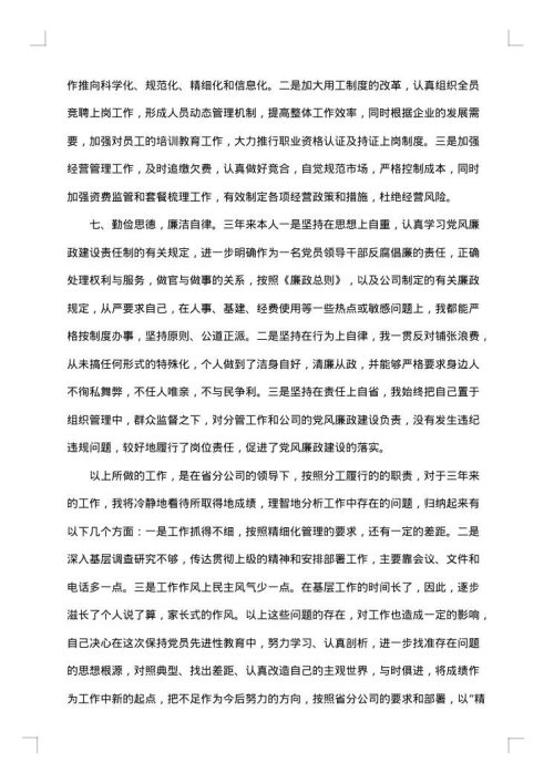 2025年企业总经理最新述职报告