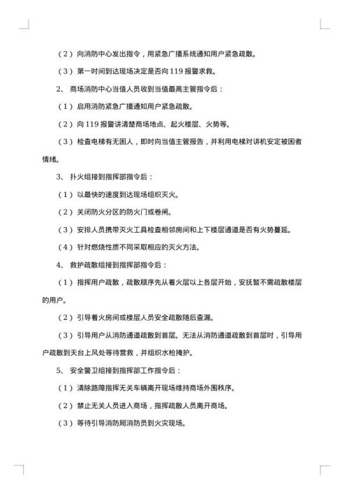 2025年消防应急预案