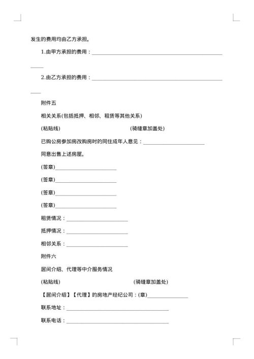 热门房地产买卖合同