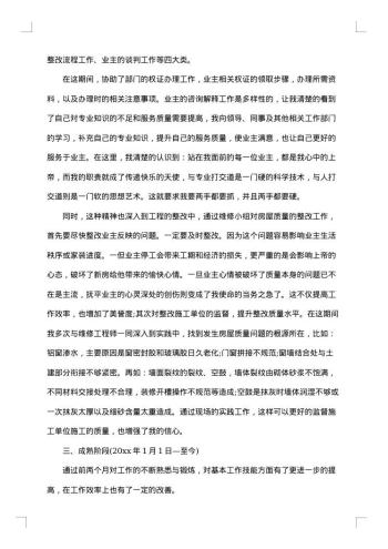 20xx年新员工试用期转正总结