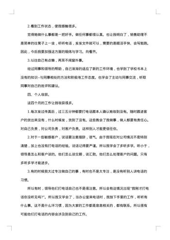 实用的销售助理年度总结