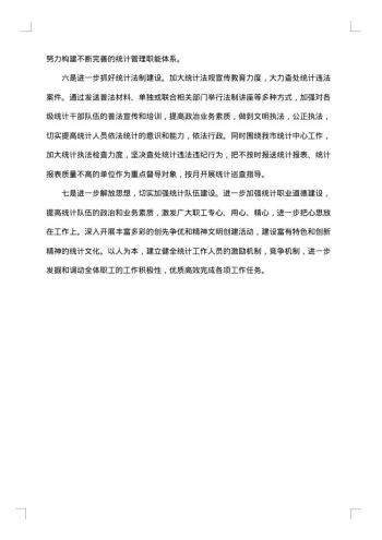 统计局20xx年上半年工作总结及下半年工作计划