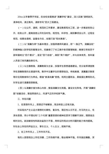 学校开展工作情况总结报告