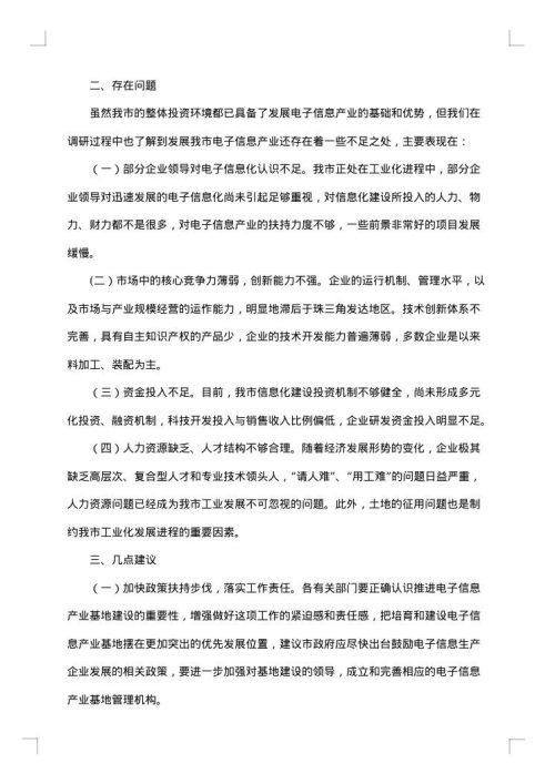 公司的调研报告
