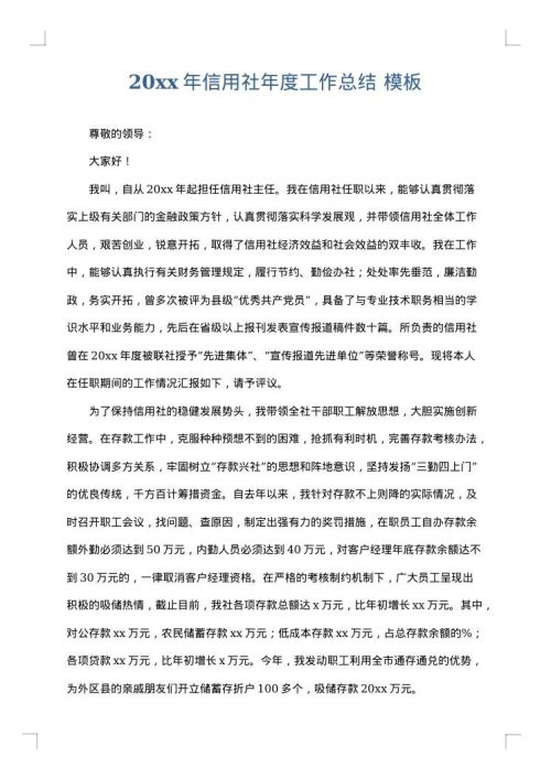 2025年信用社年度工作总结