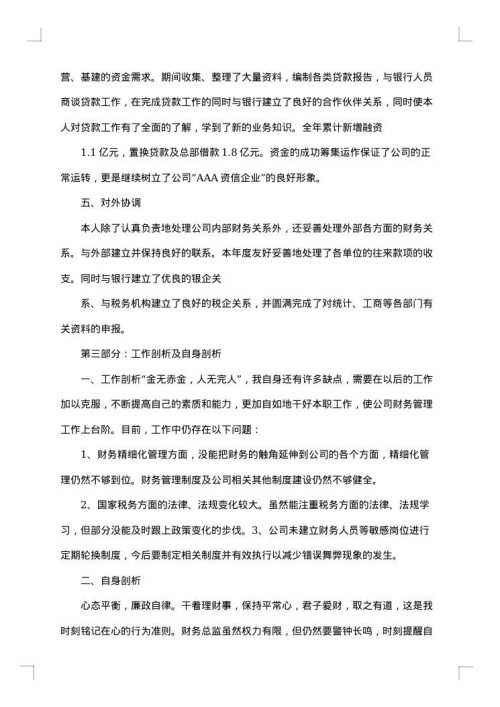 2025年财务总监年终个人总结