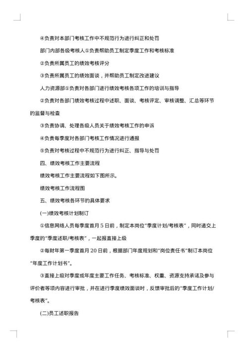员工绩效考核实施方案