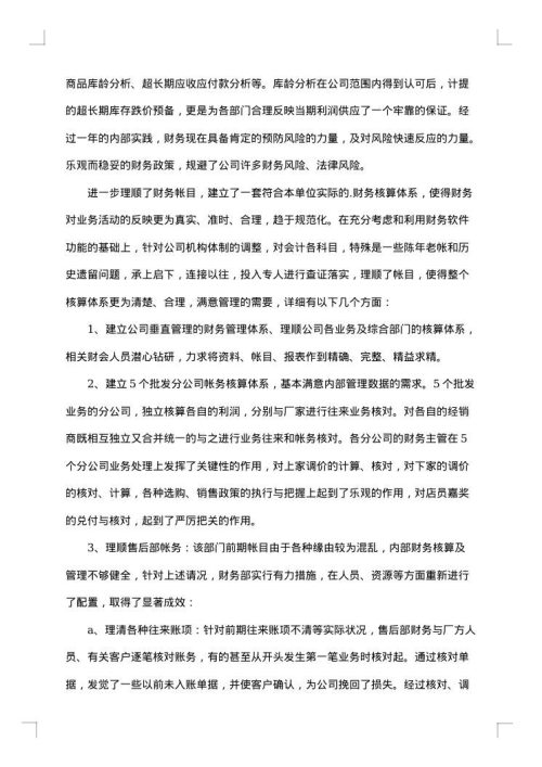 2025年公司财务工作总结