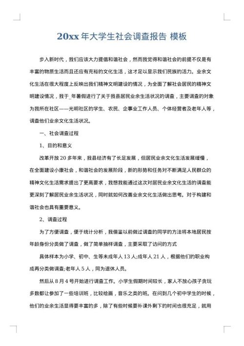 2025年大学生社会调查报告
