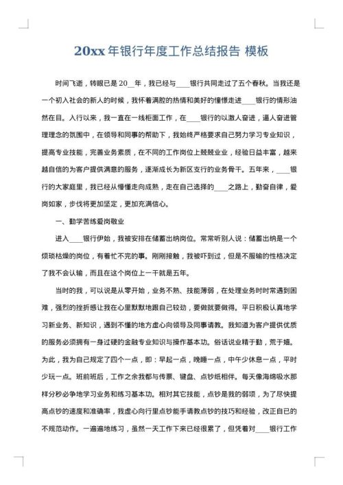 2025年银行年度工作总结报告