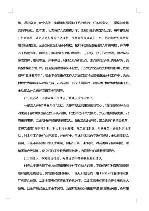 副书记述职述廉报告
