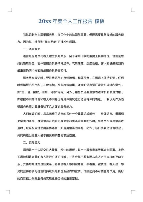 2025年度个人工作报告