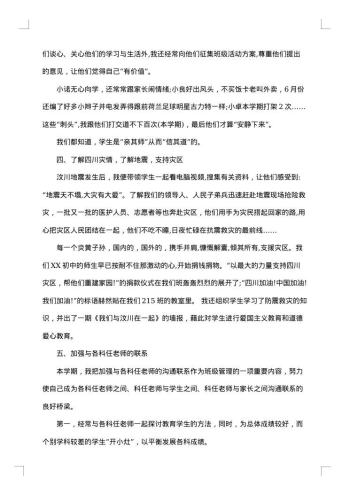 班主任20xx年个人总结范文