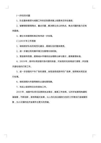 城管中队20xx年上半年工作总结