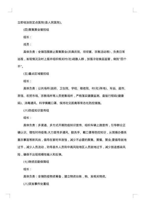 春节期间应急预案
