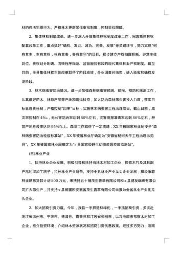 林业专业技术工作总结范文