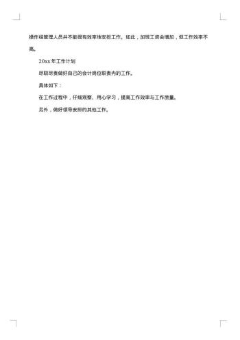 会计年度总结范文