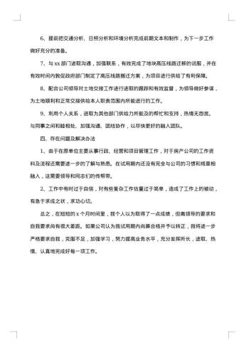 乡镇事业单位试用期的工作总结