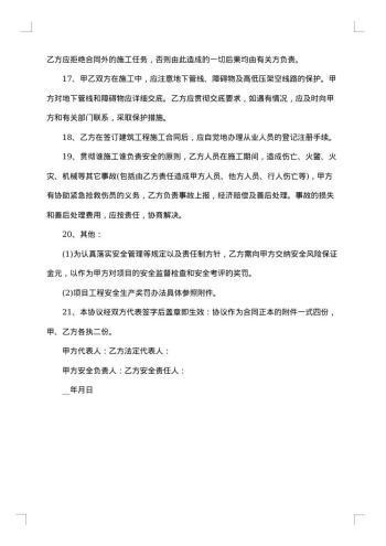 项目承包合同示范