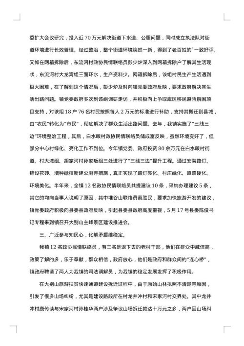 2025年政协工作总结范文