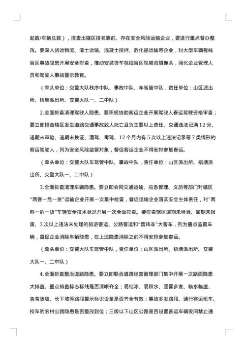农村道路交通安全管理工作方案范文