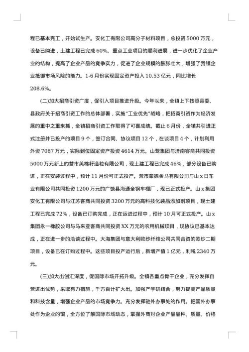 2025年乡镇上半年工作总结