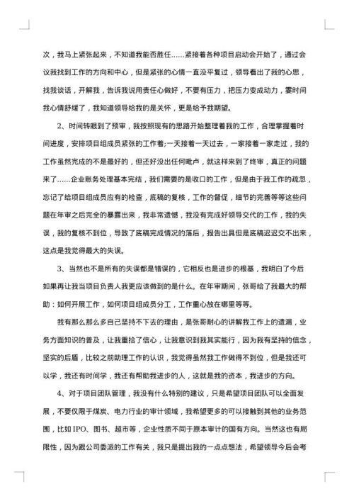 公司财务审计年终工作总结