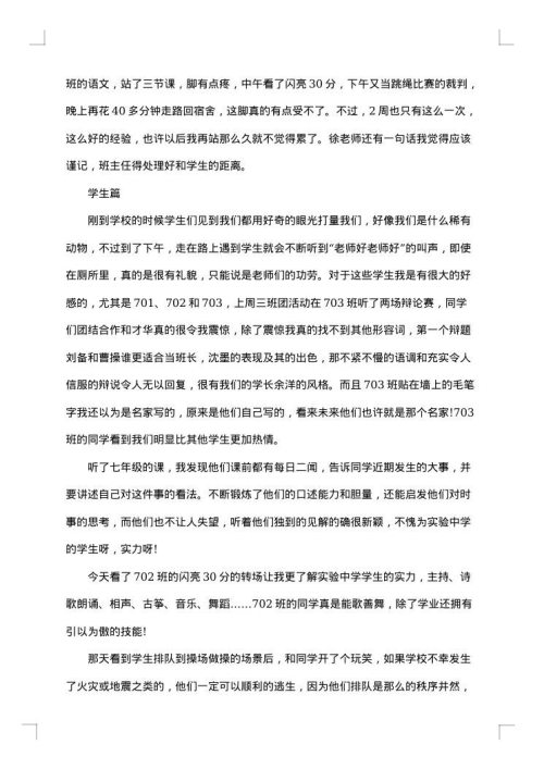 见习期  工作小结