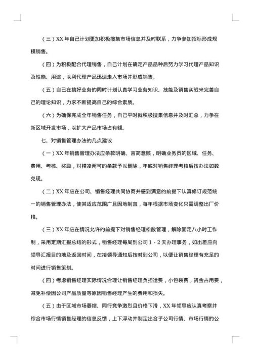 销售经理个人年终工作总结2025年