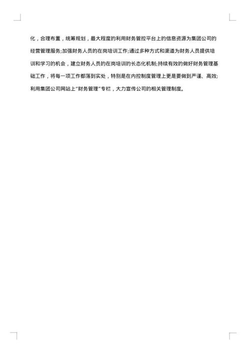 财务负责人工作总结范文